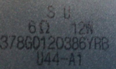 KIT DE BOCINAS PARA TV INSIGNIA (2 PZ ) / NUMERO DE PARTE 378G0120386YLB / 378G0120386YRB / 6Ω  / 12W / PANEL TPT550U1-QVN056.U REV:S57B1BC / MODELO NS-565F301NA22 - Imagen 2